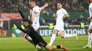 Christoph Baumgartner ist in Österreichs Fußball-Nationalteam in der Offensive das Um und Auf. (Bild: GEPA/GEPA pictures)