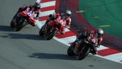 Jorge Martin, Enea Bastianini and Aleix Espargaro (from left to right) (Bild: AFP or licensors)