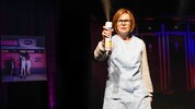 Bettina Buchholz bei ihrem Bühnensolo 