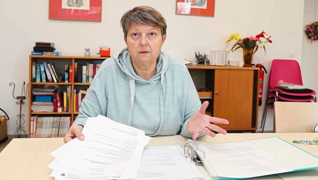 Bettina Schenkenfelder does not understand why the pension insurance institution does not give in despite the obvious content. (Bild: Reinhard Judt)