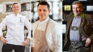 Benjamin Parth (li.) holte fürs „Stüva“ erneut fünf Hauben. „Newcomer des Jahres“ Joachim Jaud ...