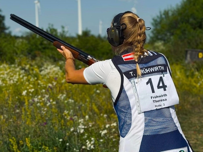 Theresa in Aktion: Im heurigen Jahr hat sie besonders oft ins Schwarze getroffen.