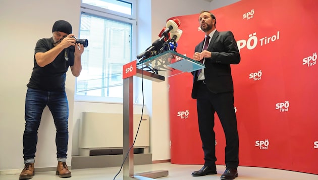 Remains in parliament until "professional reorientation": Georg Dornauer, still Deputy State Premier and SPÖ state party leader. (Bild: Birbaumer Christof)