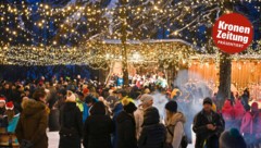 Österreichs höchst gelegener Christkindlmarkt findet am Südkärntner Hausberg, der Petzen, statt. (Bild: Evelyn Hronek)