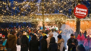 Österreichs höchst gelegener Christkindlmarkt findet am Südkärntner Hausberg, der Petzen, statt.