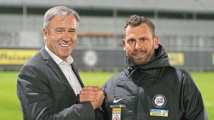 Auch Boss Christian Jauk ließ sich das erste Säumel-Training nicht entgehen.
