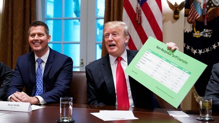 Sean Duffy and Donald Trump