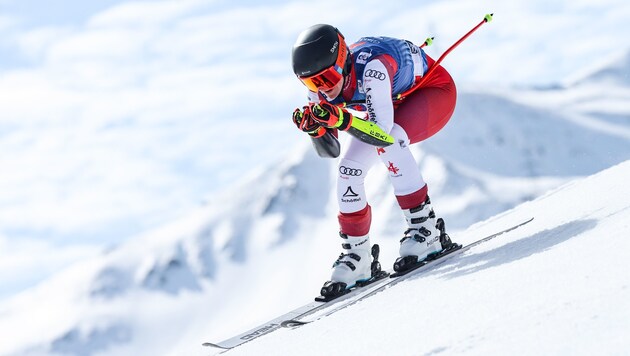 Am Dienstag geht es in Saalbach wieder um die Weltmeisterschaft (Bild: GEPA pictures)