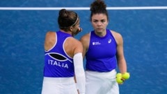 Sara Errani und Jasmine Paolini (Bild: Associated Press)