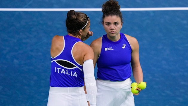 Sara Errani und Jasmine Paolini (Bild: Associated Press)