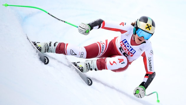 Magdalena Egger is currently feeling very comfortable. (Bild: GEPA pictures)