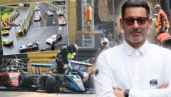 Rui Marques (li.), neuer Rennleiter in der Formel 1, hatte bei seiner Generalprobe in Macau alle Hände voll zu tun. (Bild: APA/AFP/Peter PARKS, twitter.com/MotorsportTV_UK, FIA)