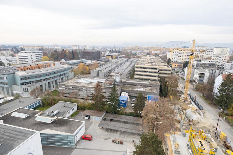 A cybersecurity campus will be built in Inffeldgasse by January 2026. (Bild: Oliver Wolf – TU Graz)