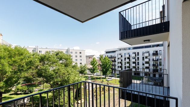 Das St. Barbara Hospiz im Linzer Zentrum bietet Tages- und Stations-Plätze mit Blick in den Innenhof der Elisabethinen. (Bild: Die Elisabethinen Linz-Wien)