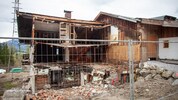 Nach der Zwangsräumung folgten Abrissarbeiten am Hof.