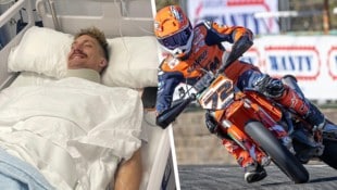 Lukas Höllbacher muss erneut ins Krankenbett.