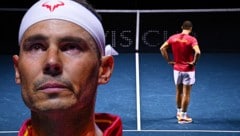 Rafael Nadals Karriere ist nach Spaniens frühem Davis-Cup-Aus vorbei. (Bild: AFP/JORGE GUERRERO, AP/Manu Fernandez)