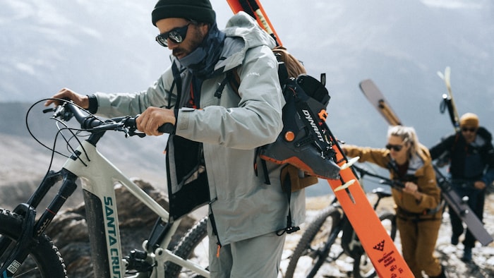 Ebenfalls ein Salewa-Athlet und Salewa-Model ist Freeskier Yannick Boissenot. 