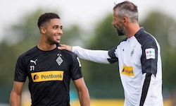 Keanan Bennetts (li.) kickte unter Marco Rose bei Borussia Mönchengladbach.