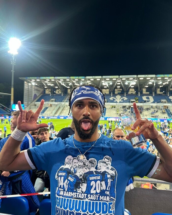 Keanan Bennetts stieg mit Darmstadt 2022/23 in die Bundesliga auf, dann ging es zu Wehen ...
