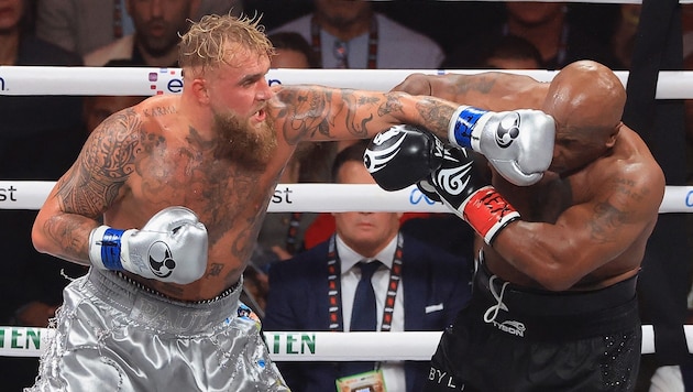 The fight between Jake Paul and Mike Tyson was a big hit on Netflix. (Bild: AP/APA/Getty Images via AFP/GETTY IMAGES/Christian Petersen)