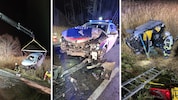 Die Fahrzeuge wurden schwer beschädigt.