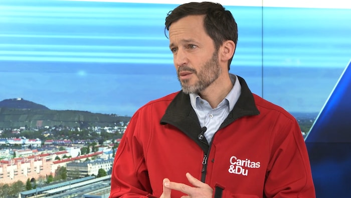 Director of Caritas Vienna, Klaus Schwertner in the krone.tv live talk