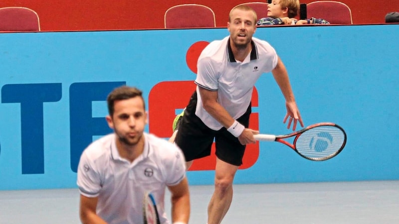 Were number one in the world as doubles players: Oliver Marach with Mate Pavic (left). (Bild: Gradwohl Gerhard/KRONENZEITUNG FOTO GERHARD GRADWOHL)