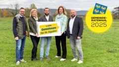 Balint Gazdag, Christa Tisch, Richard Winkler, Sabine Samel-Holzer und Stefan Wagner fordern den jetzigen ÖVP-Bürgermeister heraus. (Bild: Krone KREATIV/ZVG)