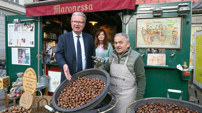 If he could, he would go out for chestnuts with Ronald Reagan, said Christopher Drexler