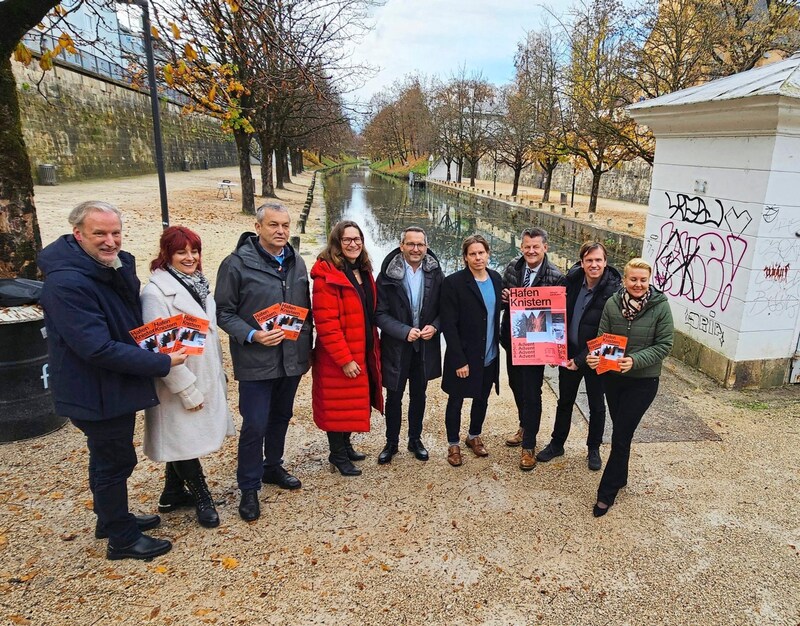 Zur Präsentation am Mittwoch kam die ganze Stadtregierung. (Bild: Tragner Christian)