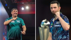Mensur Suljovic (li.) und Luke Humphries kommen nach Salzburg.