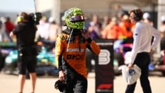 Lando Norris will auch nach dem Rennwochenende in Las Vegas noch Chancen auf den WM-Titel haben. (Bild: AFP/APA/Getty Images via AFP/GETTY IMAGES/Jared C. Tilton)