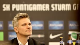 Michael Parensen , der neue starke Mann des SK Sturm, spricht klare Worte. (Bild: GEPA/GEPA pictures)