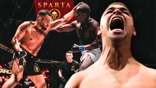 Das ist Spartaaa! Heute geht es im Multiversum rund, KronePLUS-Abonnenten sehen die Fight-Gala in voller Länge ab 17.45 Uhr. (Bild: Sparta (2), Krone KREATIV)