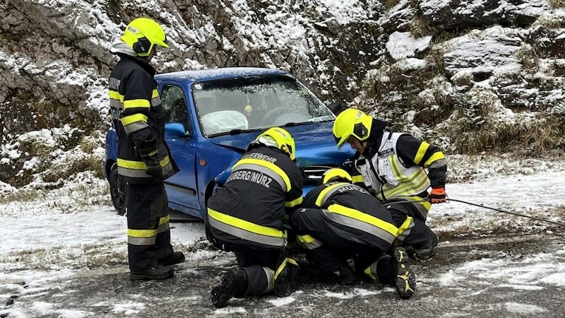 The Neuberg and Mürzsteg fire departments were deployed. (Bild: BFVMZ/FF Neuberg)