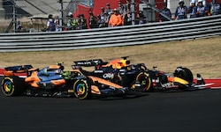Lando Norris (links) hat Max Verstappen in dieser Saison unter Druck gesetzt. Doch ein Coup des ...