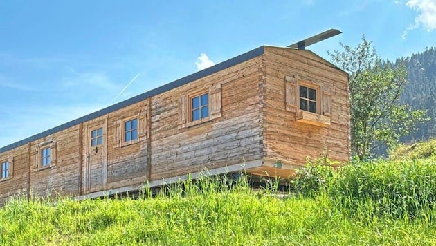 This tiny house was suddenly taken away in Ellmau in September without the knowledge of the supposed buyer. (Bild: zVg)