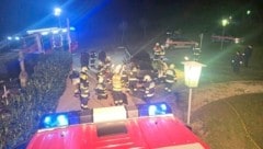 Beim Friedhof geschah in der Nacht der Unfall. (Bild: FF Deutschkreutz)