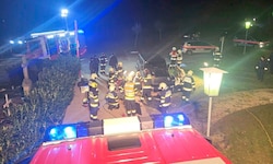 Beim Friedhof geschah in der Nacht der Unfall.