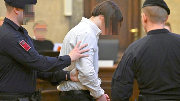 Thomas A. at his trial in the Vienna Regional Court (Bild: APA/HANS KLAUS TECHT / APA / picturedesk.com)