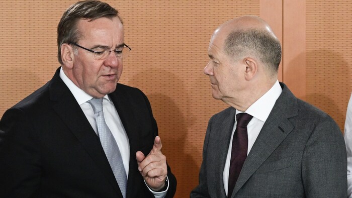Verteidigungsminister Boris Pistorius, unter manchen SPDlern als besserer Kanzlerkandidat ...