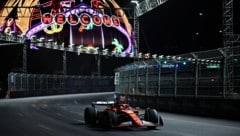 Will man sich in Österreich den Las-Vegas-GP anschauen, muss man sich den Wecker zeitig stellen. (Bild: APA/Getty Images via AFP/GETTY IMAGES/Chris Graythen)