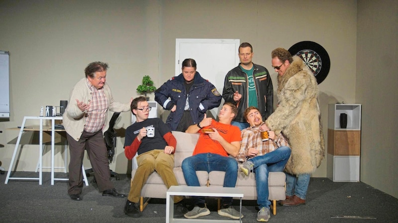 In "Ladies Night", the ensemble of the Friesach Burghofspiele will once again provide laughs. (Bild: Friesacher Burghofspiele)