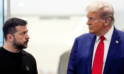 Von links: Der ukrainische Präsident Wolodymyr Selenskyj und US-Präsident Donald Trump