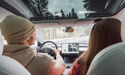 Eine Strategie, mit sinkender Reichweite von Elektroautos bei Frost umzugehen: Warm anziehen, ...