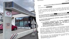 Wer auf dem Kundenparkplatz der Bäckerei Szihn parkt, dort aber nichts kauft, bekommt vom Anwalt eine Zahlungsaufforderung über Euro 350,- zugeschickt.  (Bild: Krone KREATIV/Doris Seebacher, ZVG)