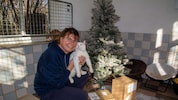 Tierärztin Claudia Herka mit einem ihrer Schützlinge.
