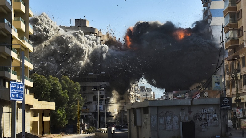 Israeli airstrike on Shayah (Bild: AFP/APA)