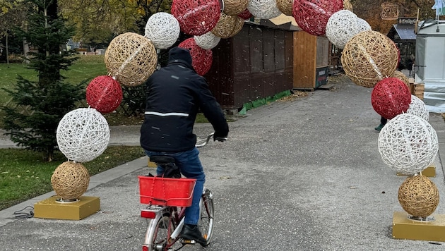 Die Podeste für den Bogen hätten vielleicht etwas höher ausfallen können. (Bild: MaRu)